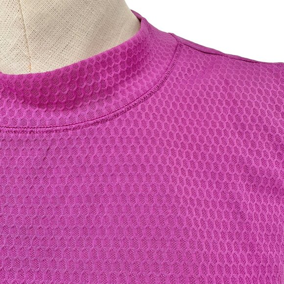 DSG Mesh Tank Top Womens XL PInk Lightweight Athletic Poly Sleeveless High Neck - Picture 6 of 8